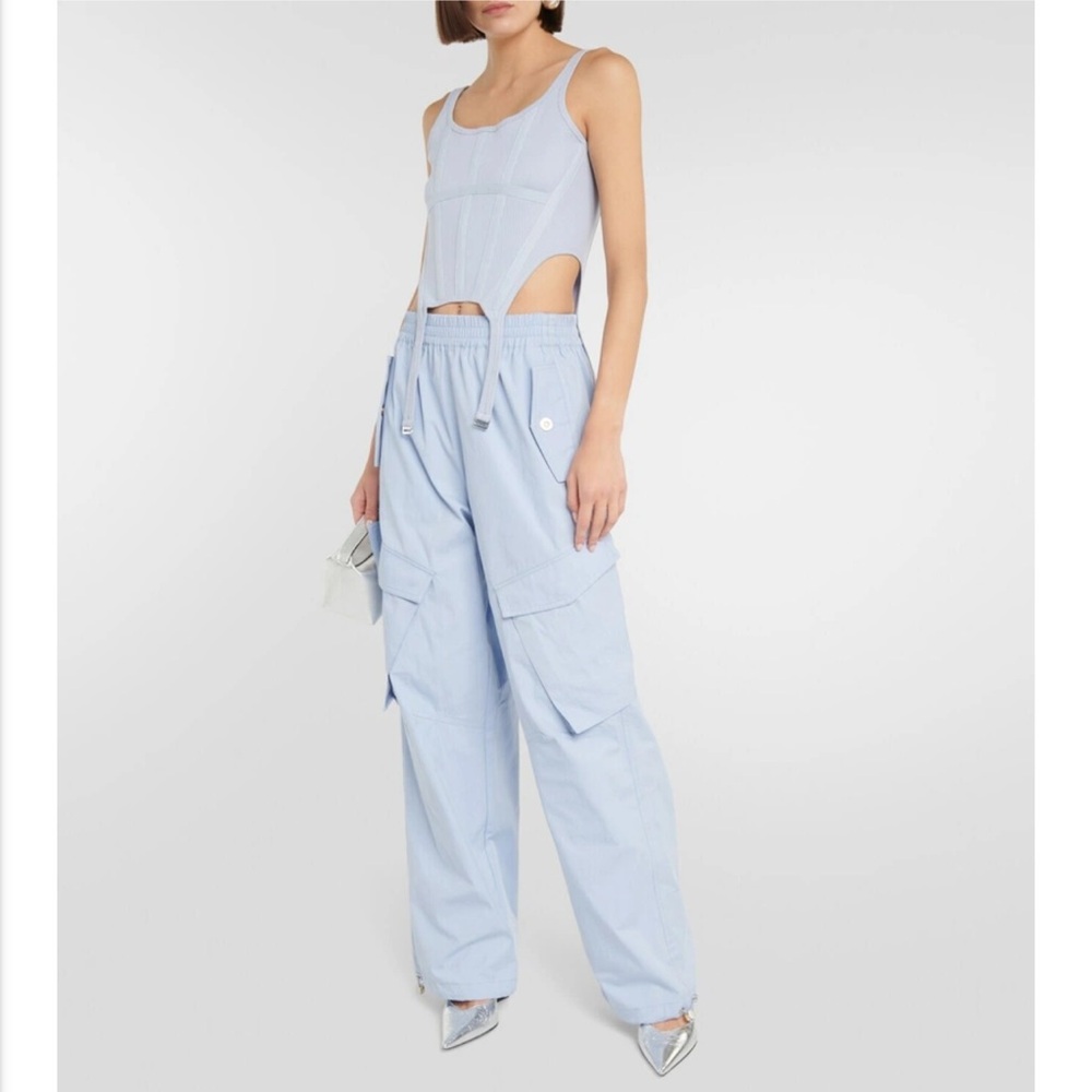Dion Lee Low-rise wide-leg cargo pants brand new size small